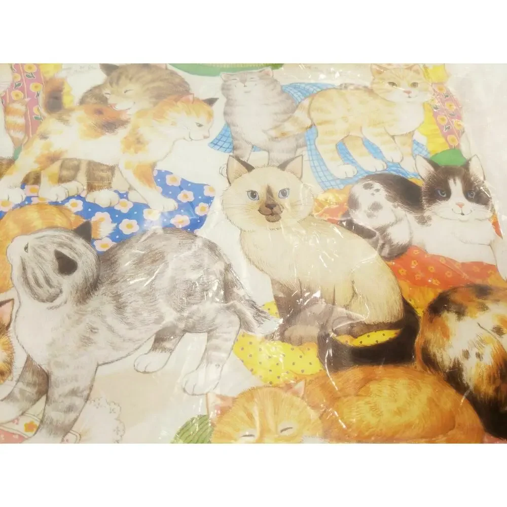 Vintage 1985 Current‎ Playful Cats Gift Wrap & Note Cards Kittens Pam Peltier